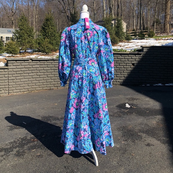 Lilly Pulitzer Long Sleeve Botton Dress - Picture 2 of 6